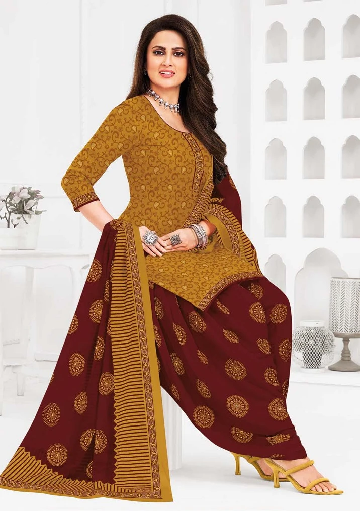 Ganpati Gouri Vol 8 Pure Cotton Wholesale Salwar Suit Catalog — Wholesale Salwar Suits, Ganpati wholesale from Surat - Gallery Image 13